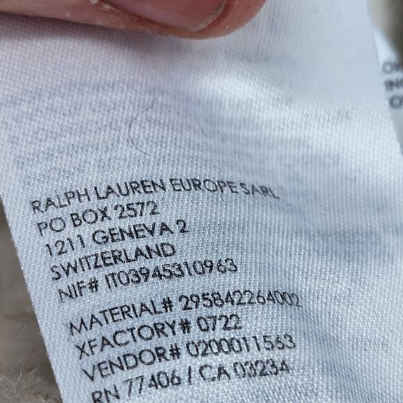 Club Monaco XS Cashmere Creme Cardigan Sweater With Button Front & Pockets - Picture 5 of 6